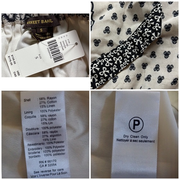 Anthropologie Vineet Bahl Devi Embroidered Midi Skirt NWT New S - Picture 16 of 16